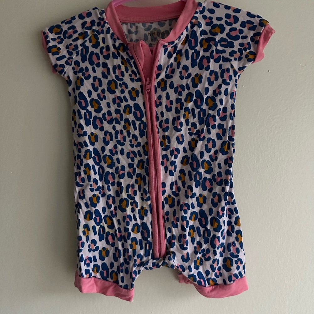 Little Sleepies Play Leopard Print Onesie